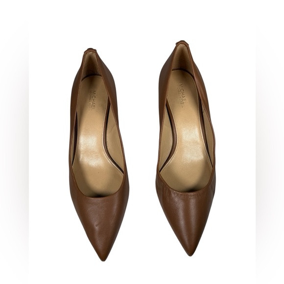 Michael Kors Tan Leather Heels - Picture 2 of 6
